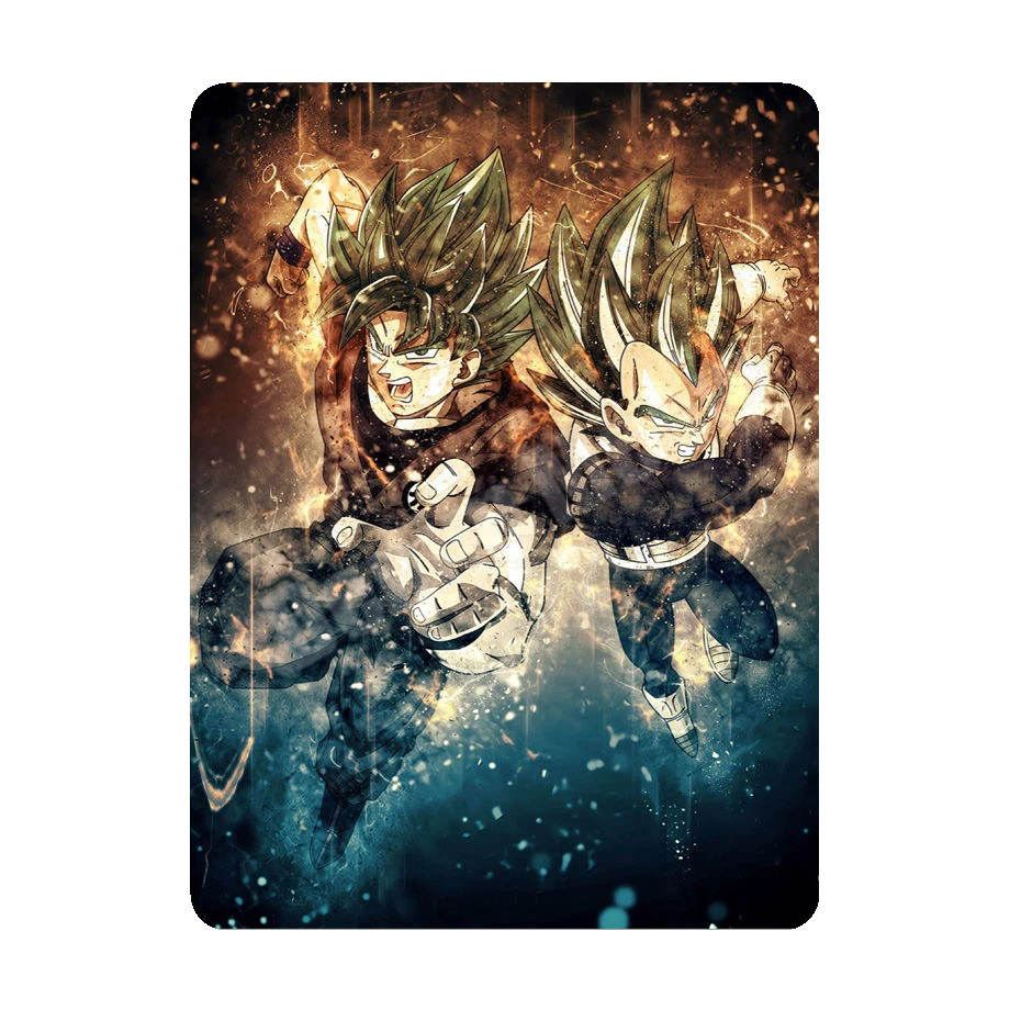T Наруто одна деталь Dragon Ball Ретро металлическая жестяная вывеска Аниме Арт плакат Бар паба стенной декор для кафе винтажный домашний декор N302 - Цвет: T