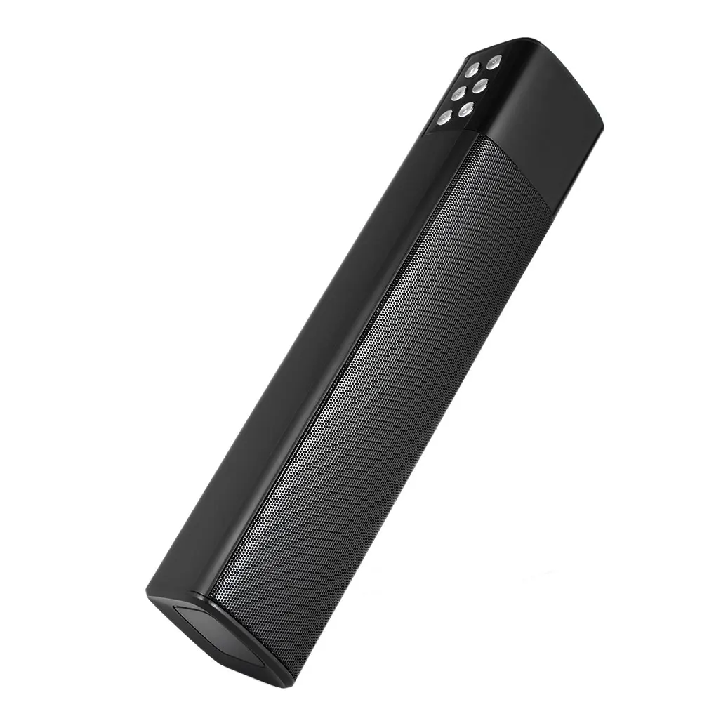 10 Вт HIFI портативный светодиодный беспроводной Bluetooth динамик стерео HIFI громкий динамик Саундбар TF FM Bluetooth Колонка для ПК ТВ телефона динамик