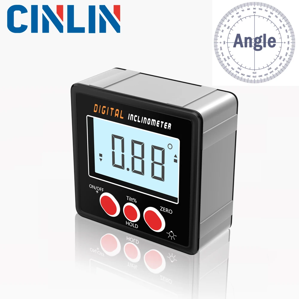 

_ Электронный угломер уровня, измерение диапазона, измерение углов, Гониометр, магнитные измерительные инструменты, транспортир