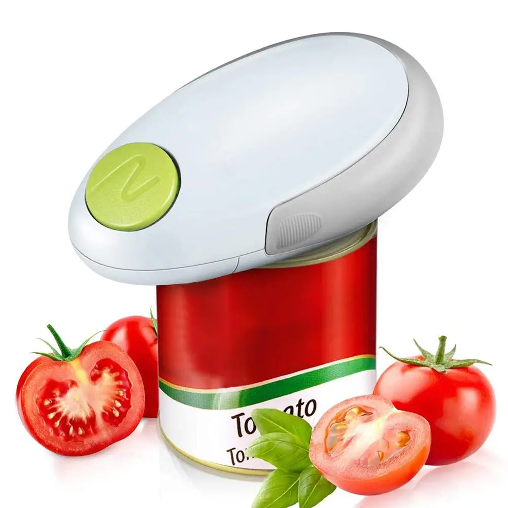 

Electric Can Opener Automatic Restaurant Bottle Opener Battery Operated Handheld Jar Tin Opener Kitchen Gadgets
