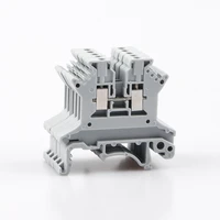 wire conductor din rail terminal block 10pcs uk 1 5n universal screw connection wire connector block terminal strip block 16awg