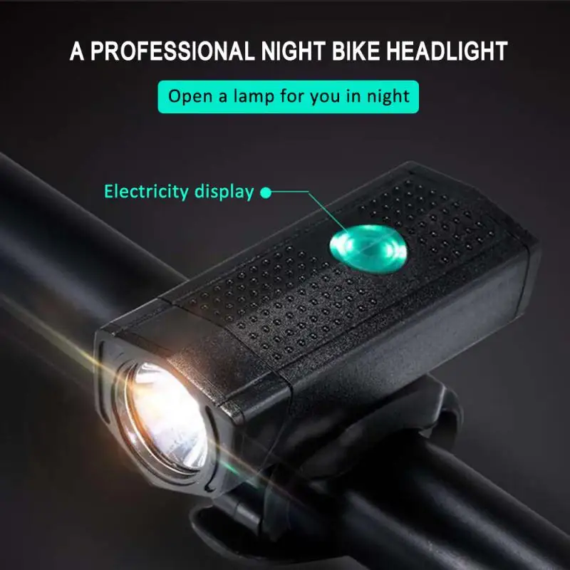 Светильник велосипедная передсветильник с зарядкой от USB 350 лм|Велосипедная фара|