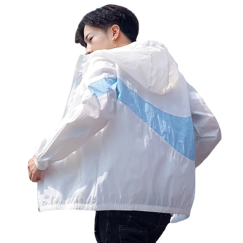 

Sunscreen men's coat sun-protective clothing men's outdoor UV sports skin clothes breathable skin windbreaker customization