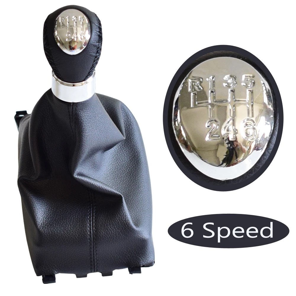 Ручка переключения передач для Mazda 6 2002 2003 2004 2007 ручная 5 скоростей Хромированная