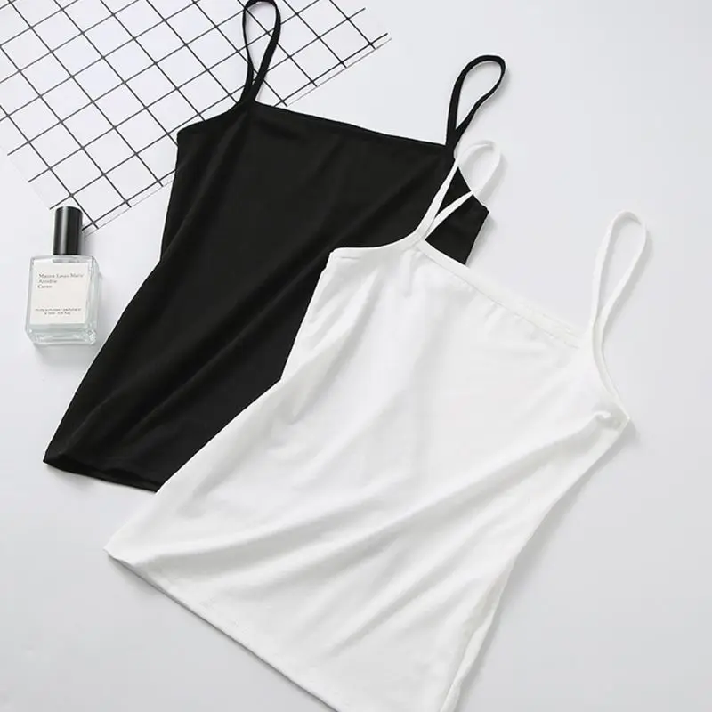 Майка женская из молочного волокна с открытыми плечами и тонкими