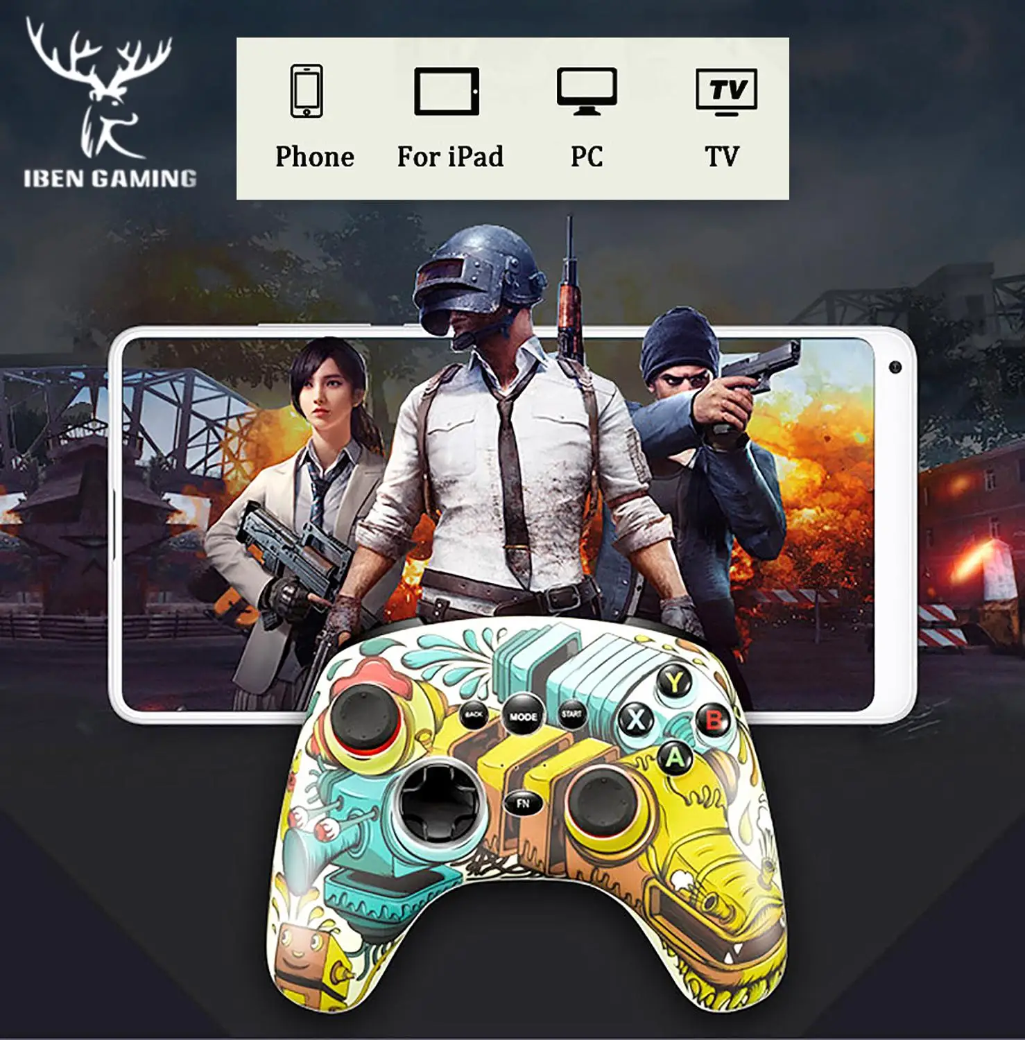 PXN-9618 Bluetooth геймпад беспроводной контроллер для ПК ноутбука IOS Android смартфона Steam