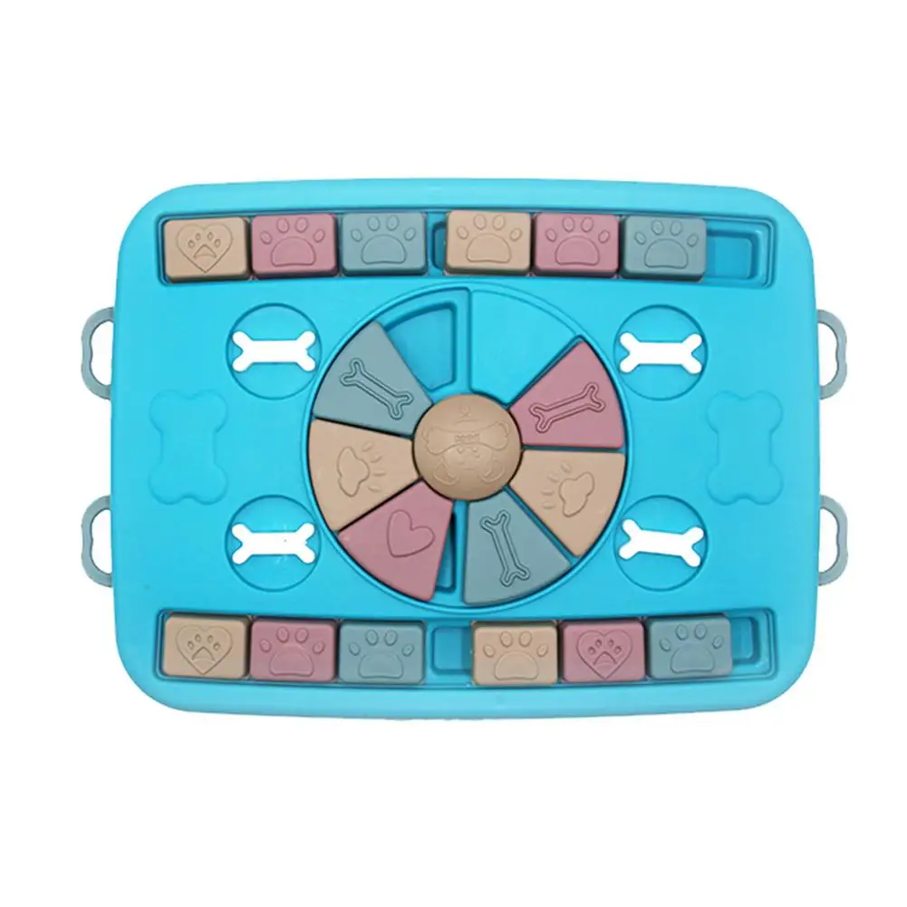 

Interactive Dog Puzzle Toys Fun Pet Food Feeders Dog Bowls With Safety Plastic For IQ Training Mental Enrichment Prevent Bored