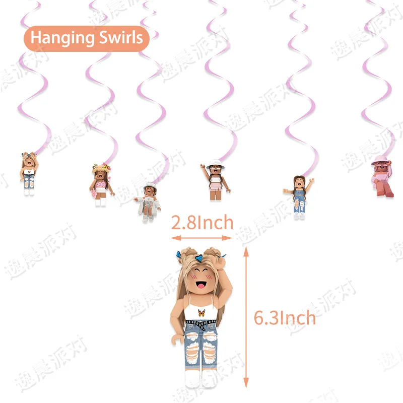 1 Набор розовых блоков роботов розыгрыш тема девушка день рождения фотография