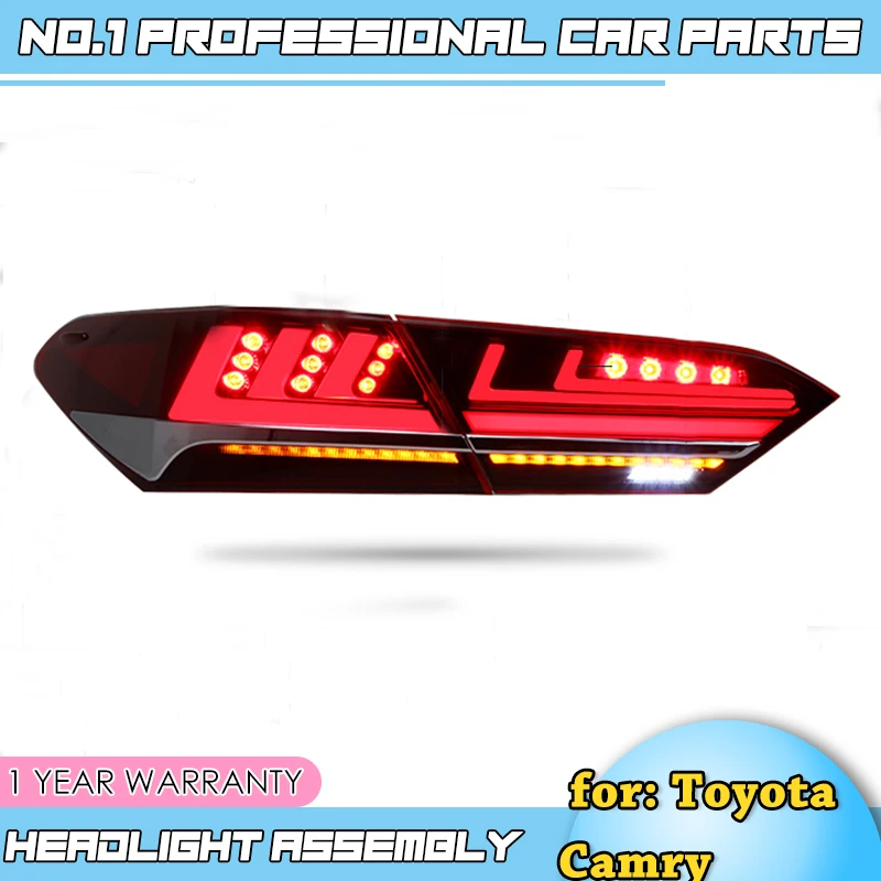Автомобильные аксессуары для 2018 Camry задних сигнальных огней светодиодный задний