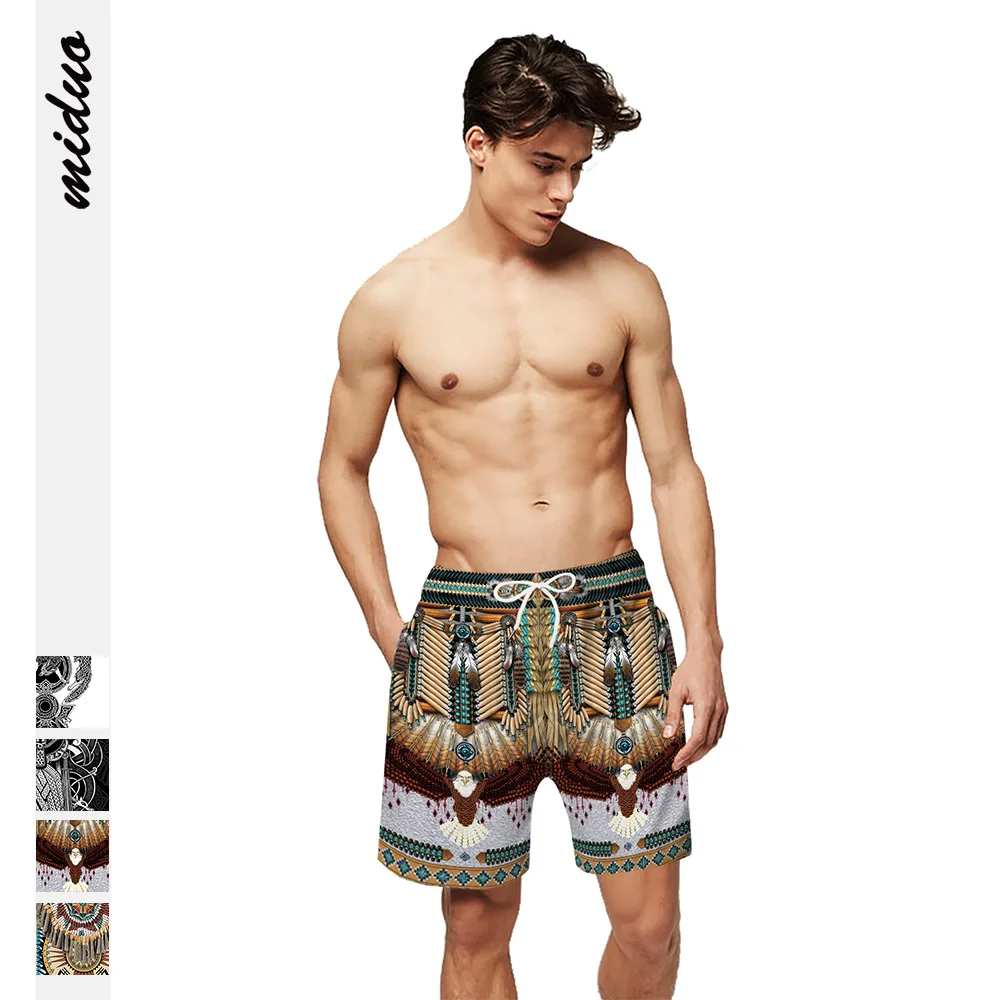 Купальник в индийском стиле с 3D принтом мужские плавки для плавания