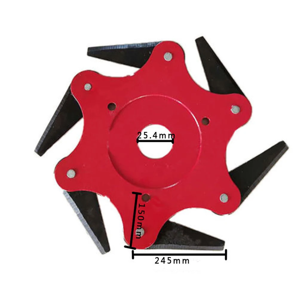 

6 Teeth 65Mn Manganese Steel Lawn Mower Grass Trimmer Head for Brush Cutter