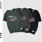 Футболка мужская с круглым вырезом, хлопковая тенниска с аниме принтом, уличная одежда в стиле Харадзюку, классическая одежда, лето