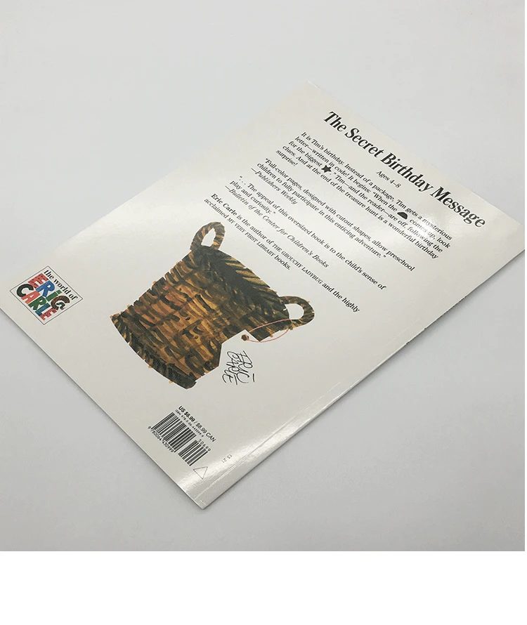 Секретное сообщение на день рождения обучающая английская картина история книга