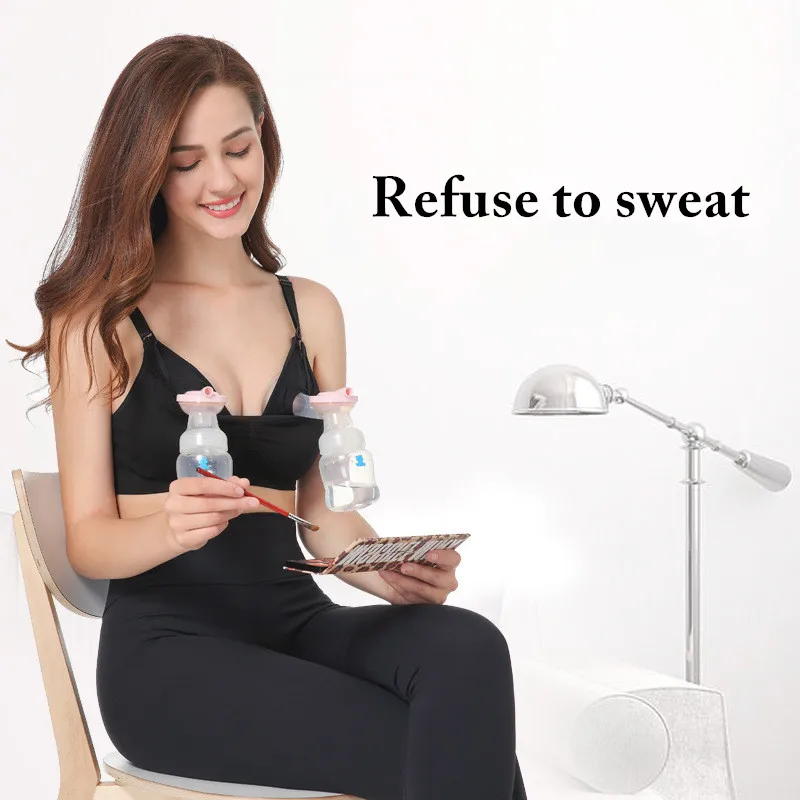 Женский бюстгальтер пуш-ап для грудного вскармливания бесшовный дышащий без рук