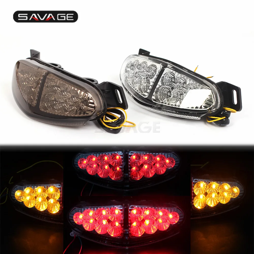 

Tail Light Integrated LED Turn Signals For KAWASAKI Versys 1000 ER6N ER6F NINJA 400R 650R Stop Light ER4N Motorcycle Accessories