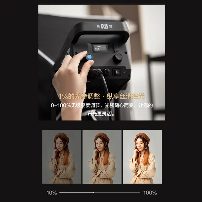 Nanlite FS-300w фотография заполняющий свет всегда яркий светодиодный прожсветильник
