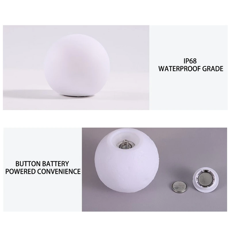 

Floating Pool Lighting RGB LED Ball Lamp Waterproof IP68 Lighting Outdoor Garden Light for Pond Swimming Decoration Retailsale