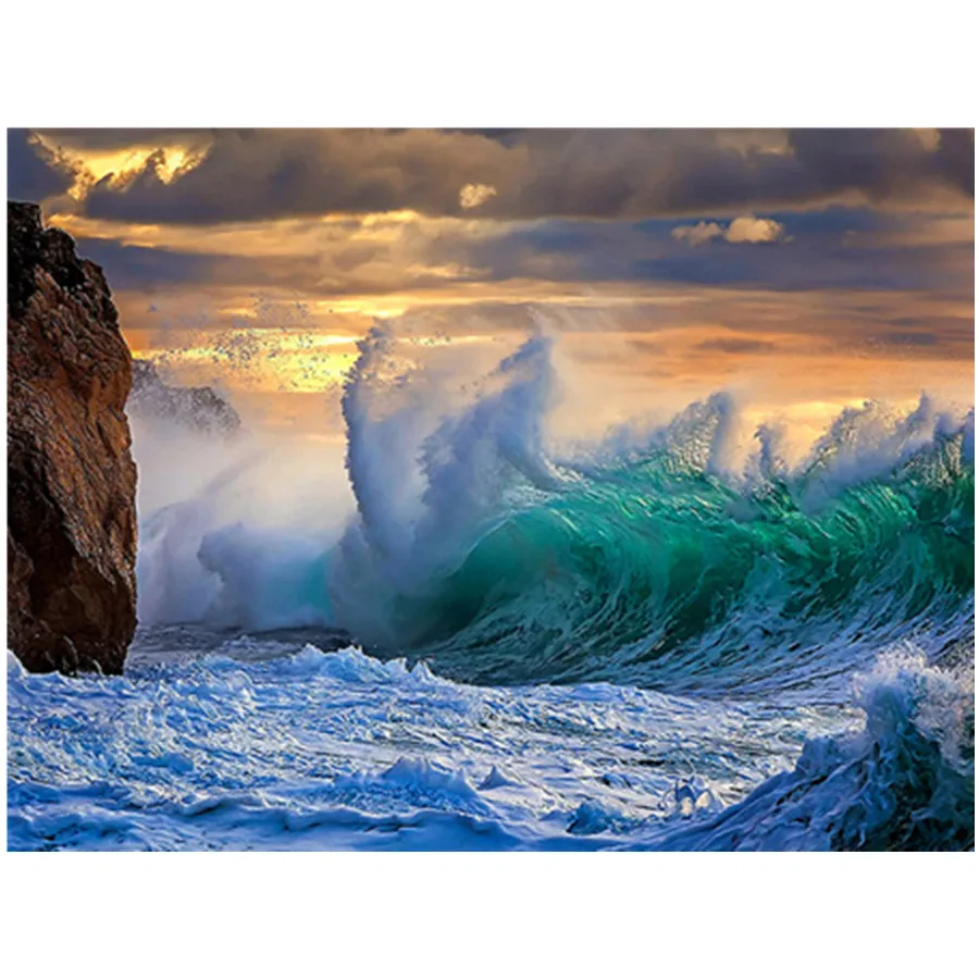 

5D "сделай сам", искусственная Вышивка крестиком, квадратная картина из страз, пейзаж, Набор для творчества, украшение для дома