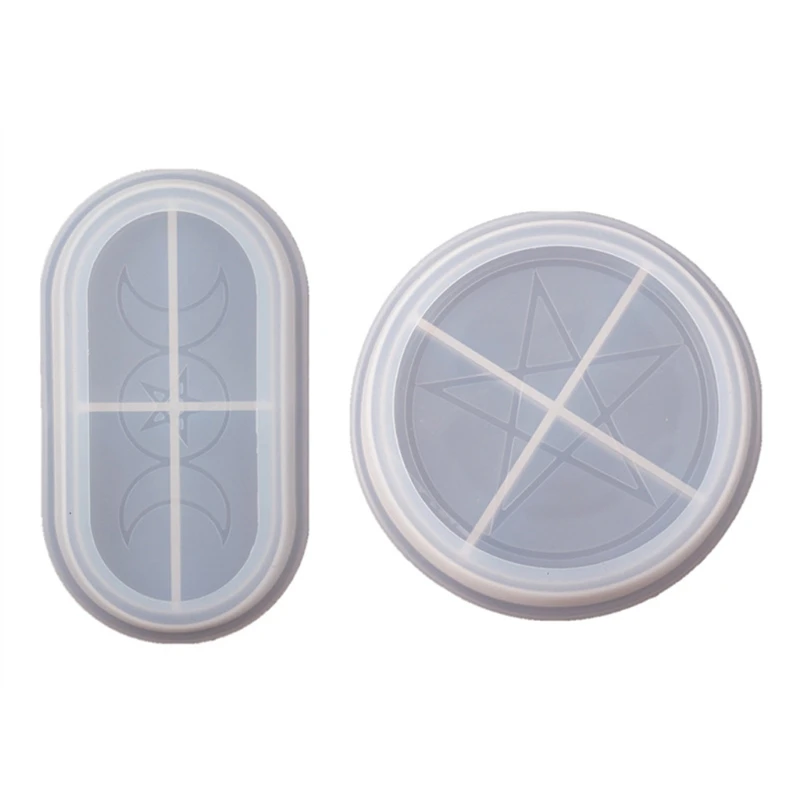 

Форма для посуды в виде пентаграммы, форма в виде тройной Луны для богини, инструменты для рукоделия