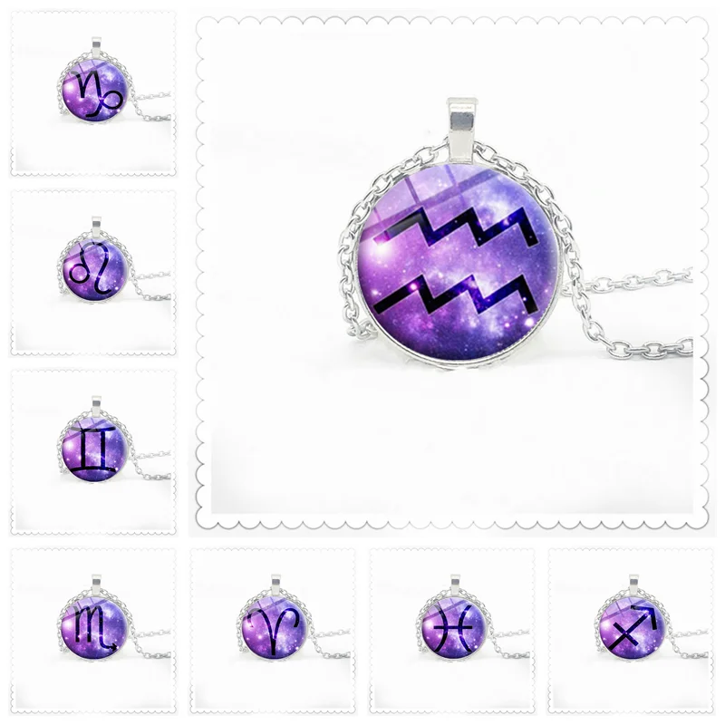 

2020 latest fashion Zodiac pendant necklace men and women necklace popular gifts