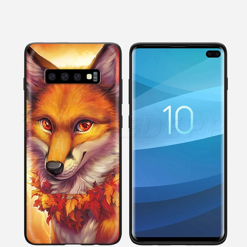 Webbedepp чехол с изображением лисы на осень для Samsung Galaxy A3 A5 A6 Plus A7 A8 A9 J6 M20 A10S A20S A30S A40S