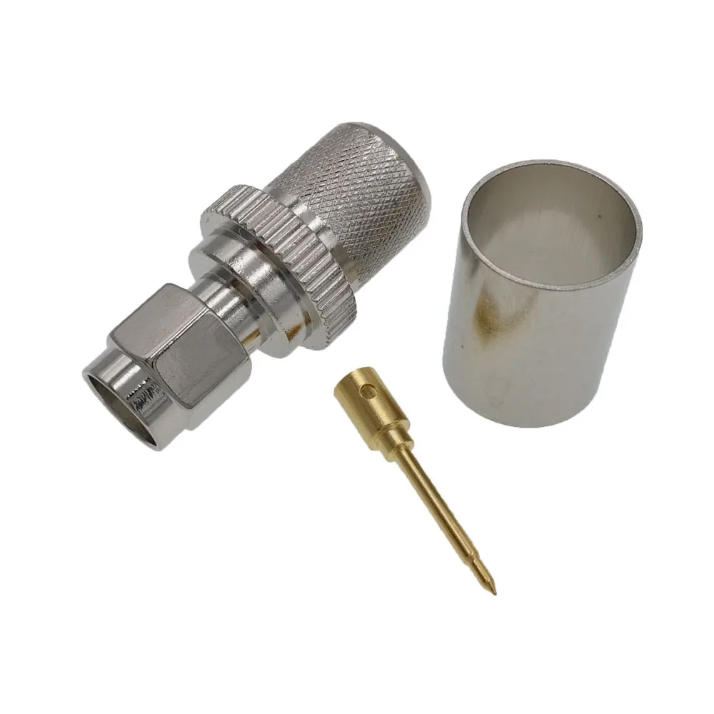 Обжимной штекер SMA для кабеля RG8 LMR400 RG213 RG214 RG165 10 шт.|plug red|plug jackplug plants |