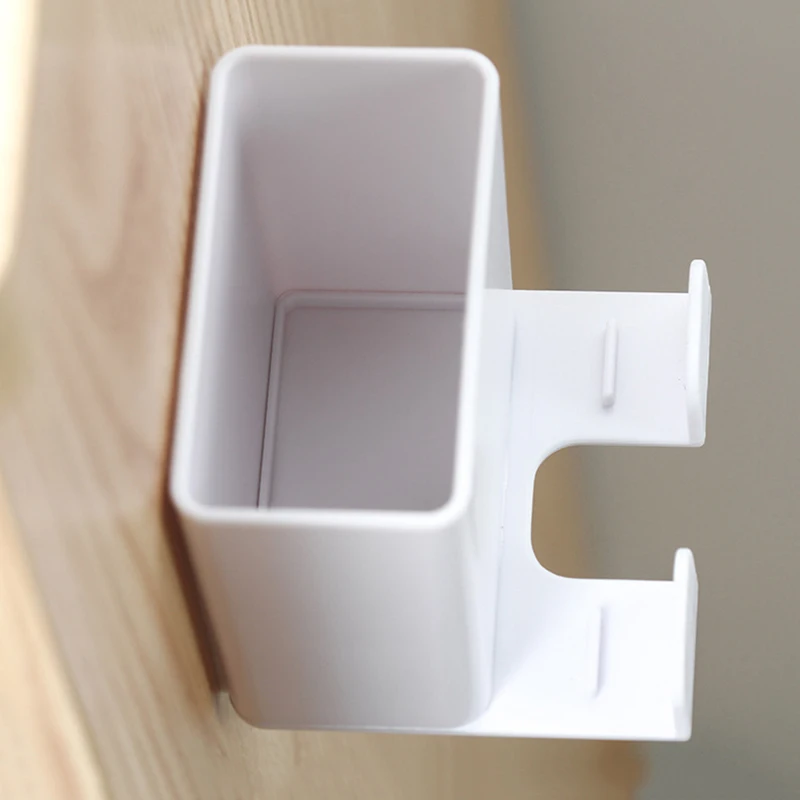 

New Hot 1pc TV Remote Control Holder Wall Mount Storage Box Organzier Rack Plug Storage Case