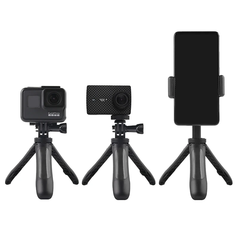 for Gopro Hero Mini Selfie Stick Tripod Pocket Pole Extendable Handle + Phone Holder Vlog YouTube Go Pro DJI OSMO Xiaomi yi |