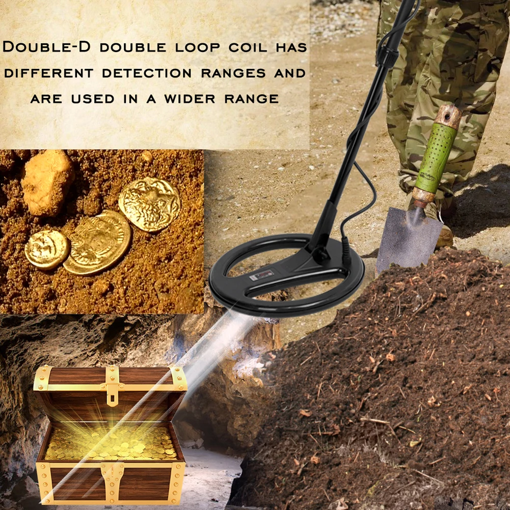 

MT705 Underground Metal Detector 270mm Waterproof Search Coil High Sensitivity Metal Detecting Tool Metal Finder Hunter Tracker