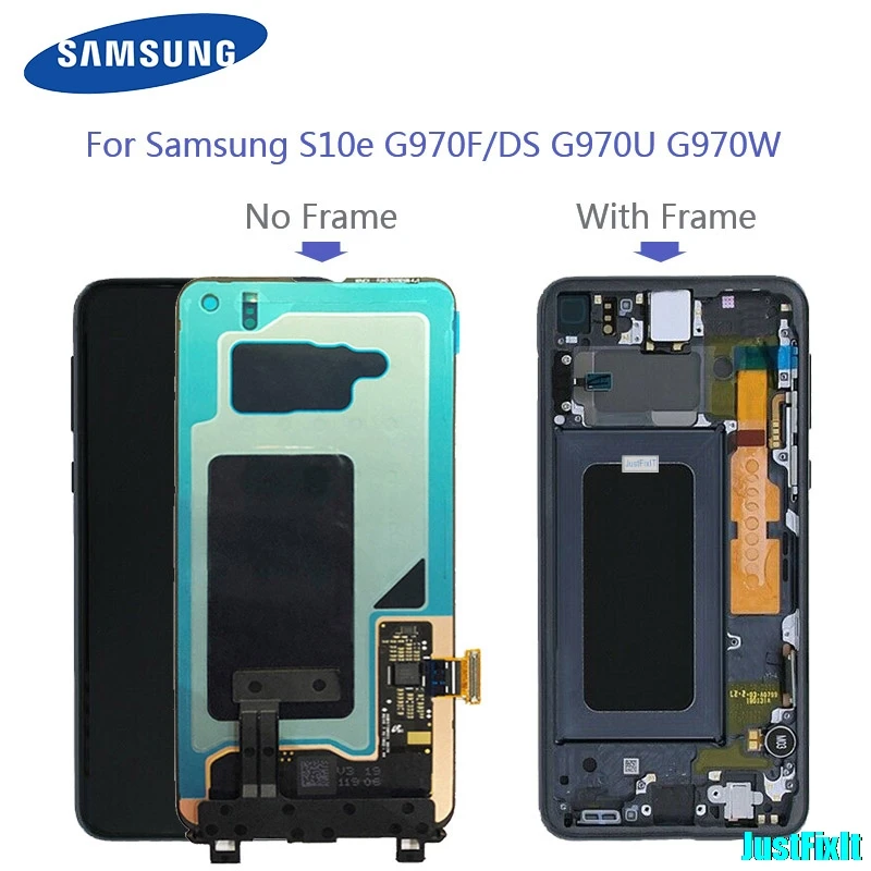 Оригинальный 100% для SAMSUNG Galaxy S10E S10 G9730 дисплей + Plus G9750 кодирующий преобразователь
