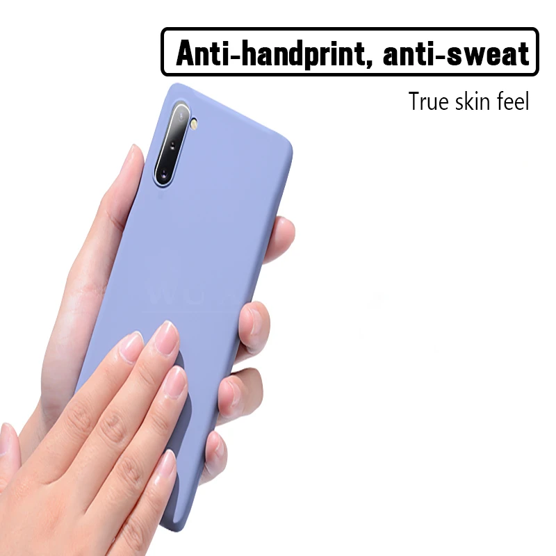 Для samsung Galaxy Note 10 Plus чехол жидкий силиконовый s для противоударный чехол| |