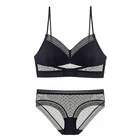 Комплект женского нижнего белья (бюстгальтер + трусы) BRESNA, S M L XL, 3 цвета