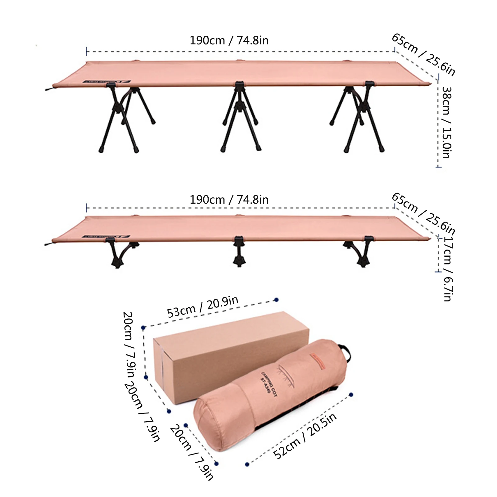 Уличная складная кровать для кемпинга легкая высоких и низких помещений