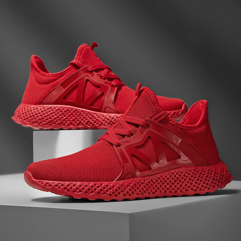 Мужские кроссовки для бега легкие Нескользящие удобная спортивная обувь унисекс