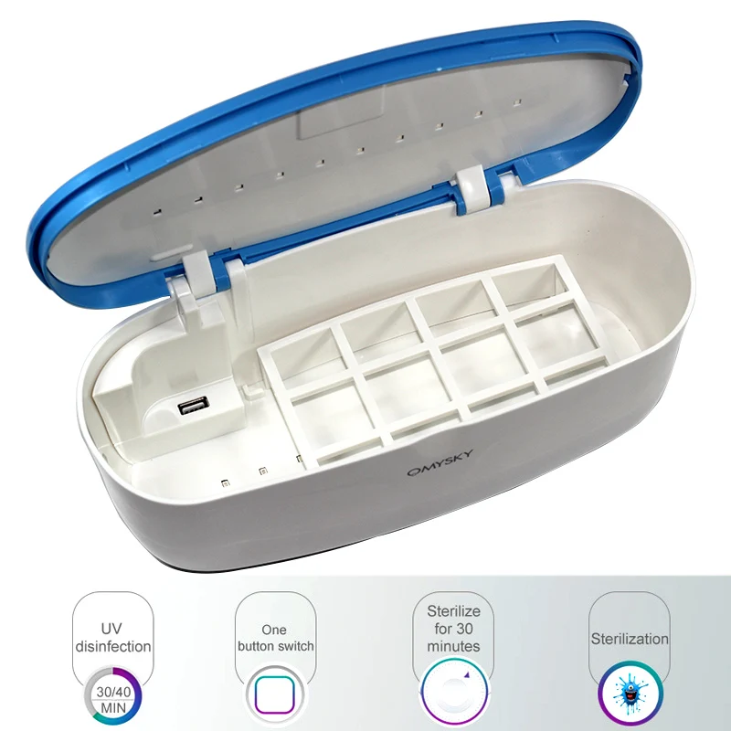 УФ стерилизатор коробка для красоты инструменты дизайна ногтей S2 хранения