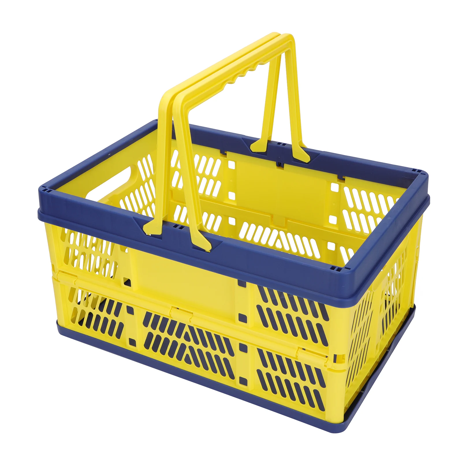 

1Pc Shopping Basket Hand Basket Household Vegetables Storage Basket