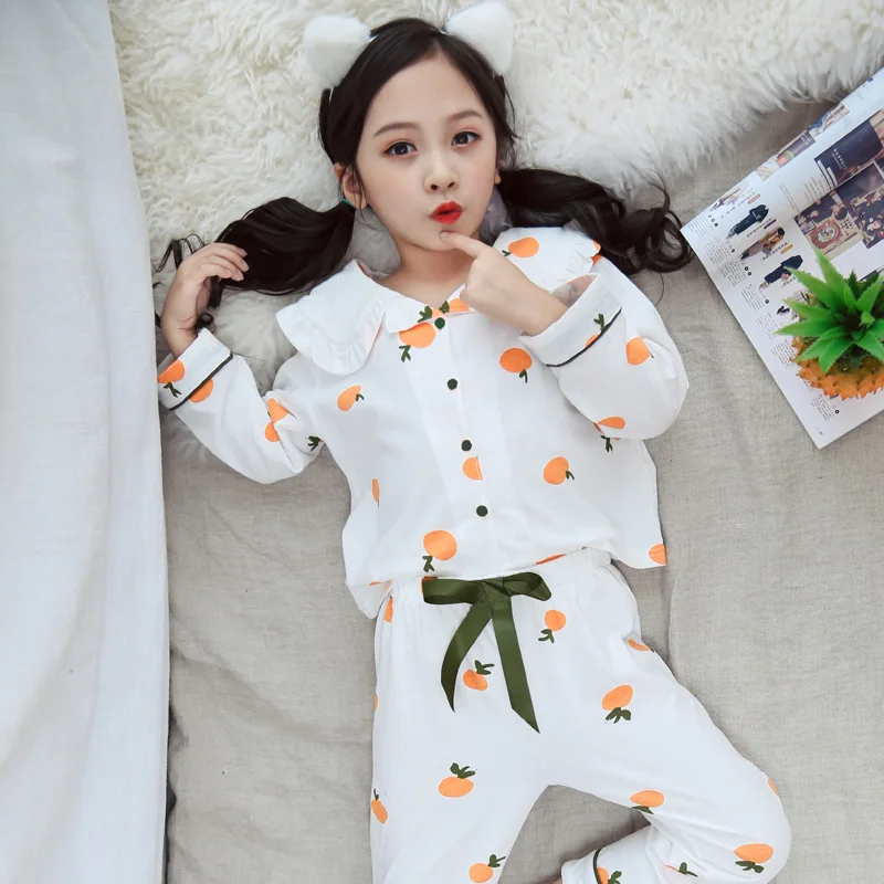 Детские пижамы для малышей 2021 девочка хлопок милые Pijama Infantil комплект из двух