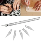 Ручка-нож, нож для резьбы по дереву, нож для резьбы по коже, металлическая ручка, скальпель, сделай сам, ручные инструменты, ремесла, режущие принадлежности