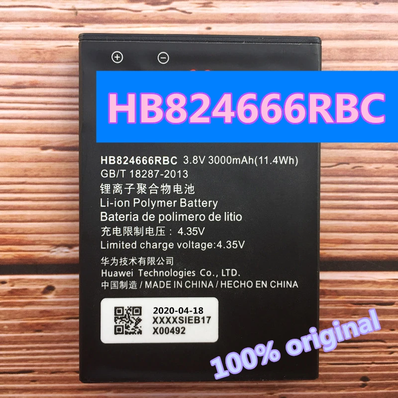 

Original 3000mAh HB824666RBC Battery For Huawei E5577 E5577Bs-937 E5785 E5785Lh-92a E5785Lh-22c 4G LTE WIFI Router Batteries