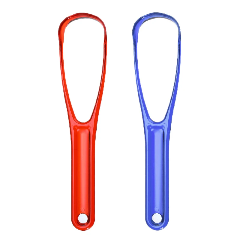 Очиститель языка с дыхательным покрытием скребок для удаления свежего дыхания