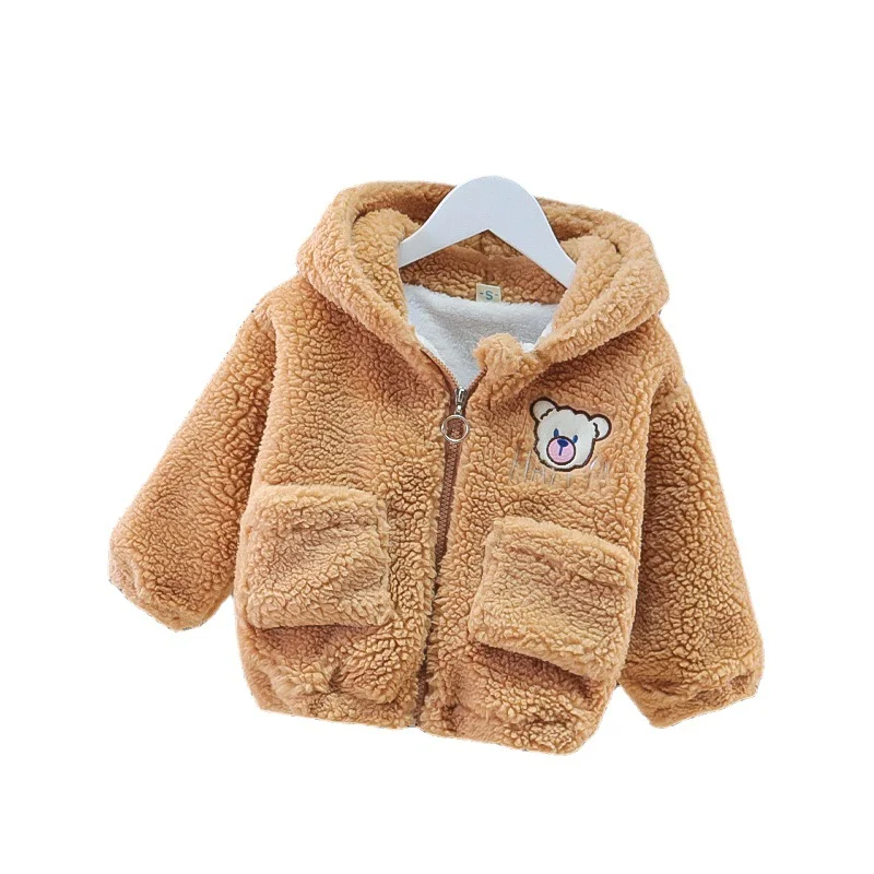 

New Autumn Winter Baby Boys Girls Clothes Children Cute Fashion Hooded Coat Toddler Casual Costume Ifnant Jacket Kids Sportswear