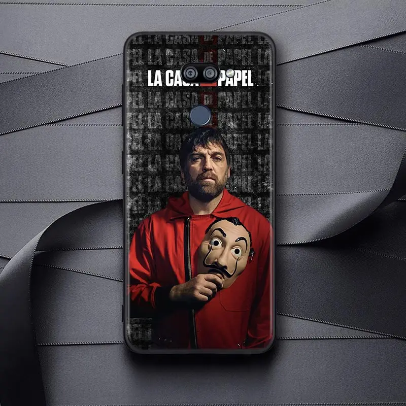 

Money Heist House Paper TV-Show For LG K22 K71 K61 K51S K41S K30 K20 K50S K40S Q60 V60 V50 V40 V35 V30 G8 ThinQ Black Phone Case