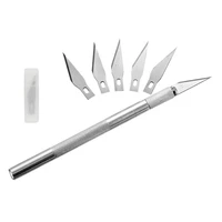 metal scalpel knife blades 11 non slip cutter engraving craft knives blades for mobile phone laptop pcb repair hand tools