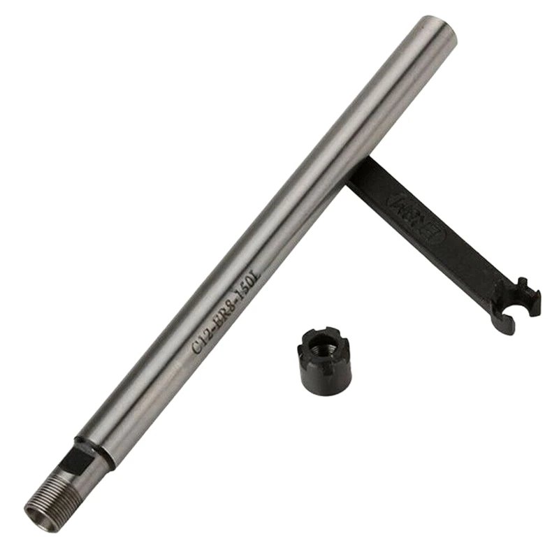 C12 ER8M 150L CNC прямой хвостовик цанговый патрон держатель + гаечный ключ для