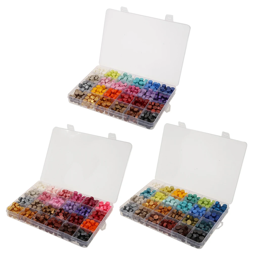 1 коробка винтажный восьмиугольный восковой планшет для запечатывания сделай