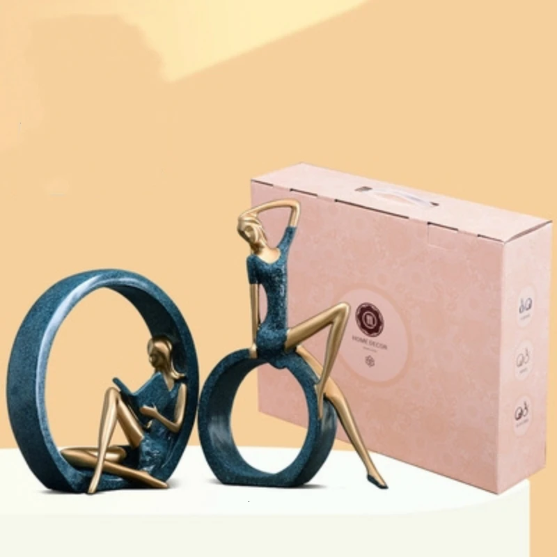 Новый Семья статуэтки прекрасные украшения для танцев дома Творческий животных