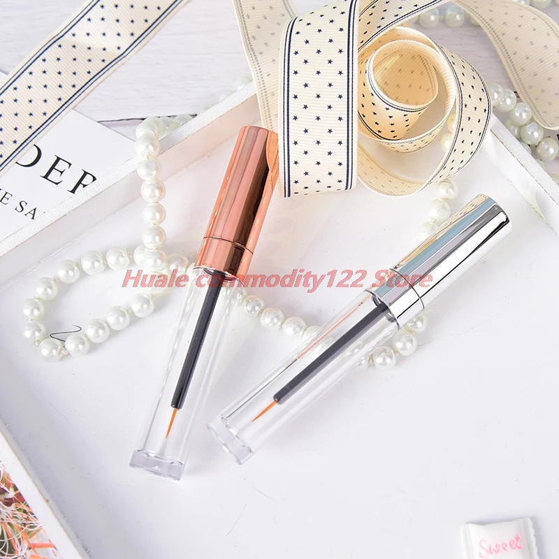 

New 1Pcs Eyelash Cream Container Bottle Vials 6ml Plastic DIY Empty Mascara Tubes With Eyelash Wand Brush