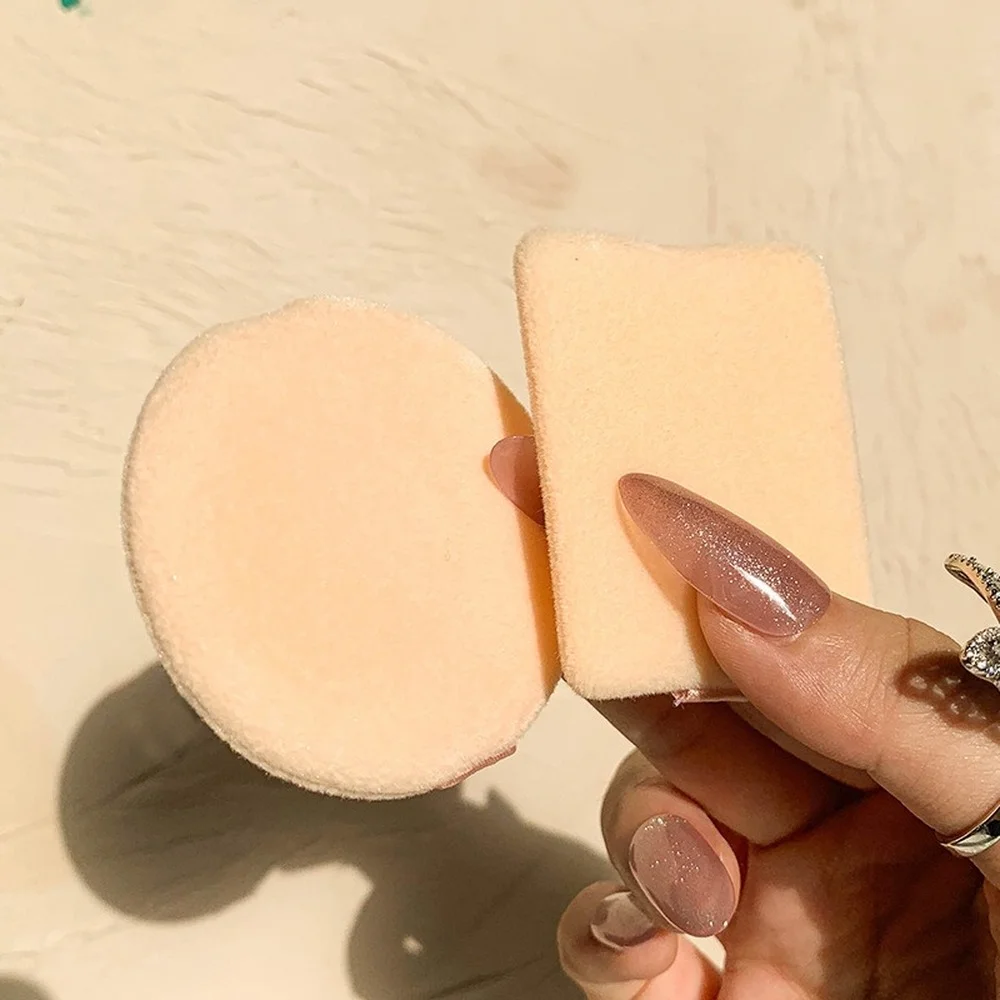 

1pc Professional Cosmetic Puff Facial Face Body Powder Foundation Portable Soft Puff Makeup Foundation Sponge Round Square Puff