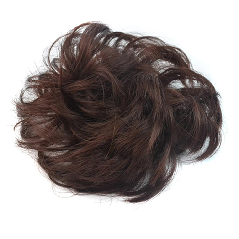 Женские волнистые волосы в форме пончика конского хвоста для наращивания парик
