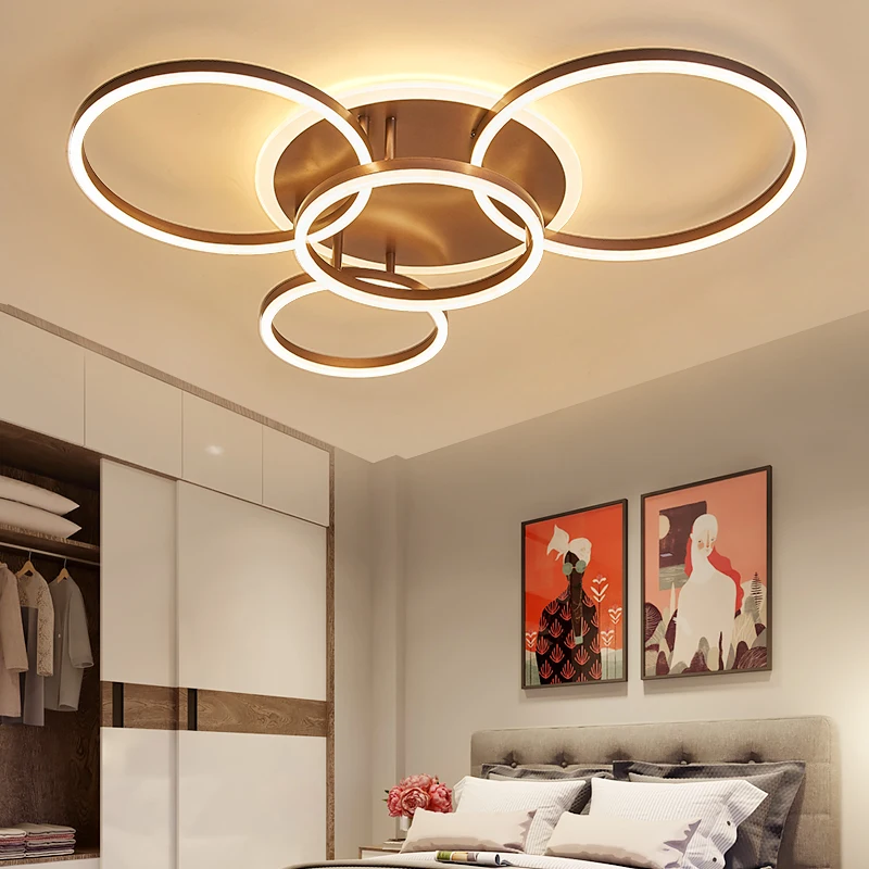 LICAN современные светодиодные потолочные лампы для гостиной спальни lustre de plafond